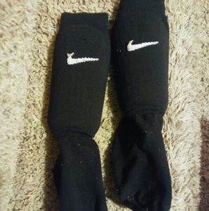 Boys or girls soccer socks/ shin pads